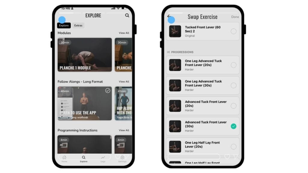 beste calisthenics apps Berg movement review